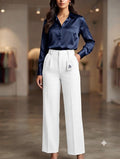 korian Formal White trouser 004