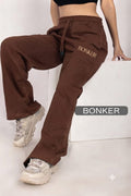 BONKER Printed Casual Drawstring baggy Sweatpants/Trousers for women