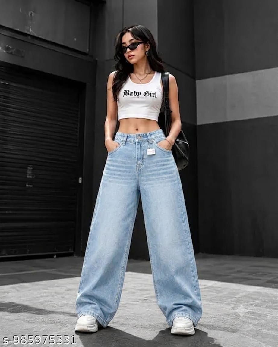 WOMEN & LIDES BAGGY -JEANS ''