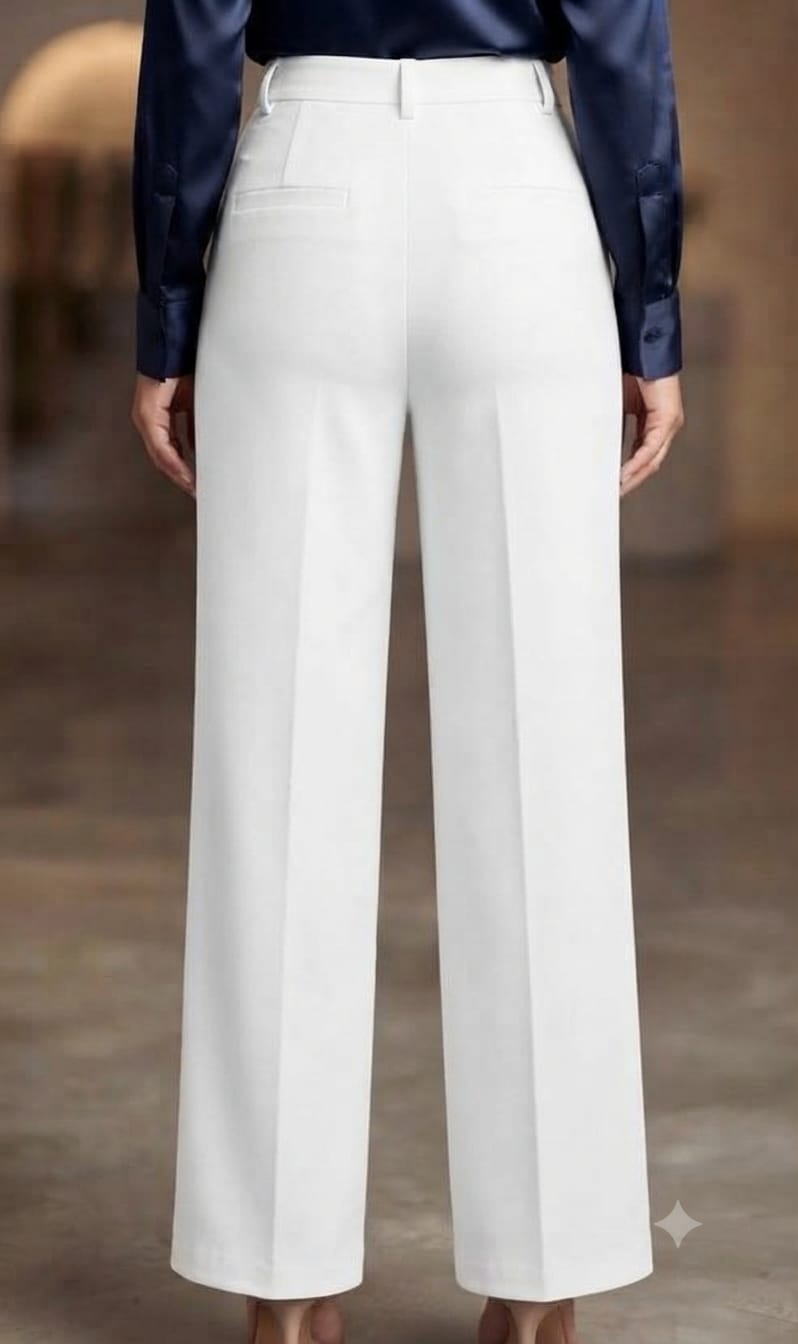 korian Formal White trouser 004